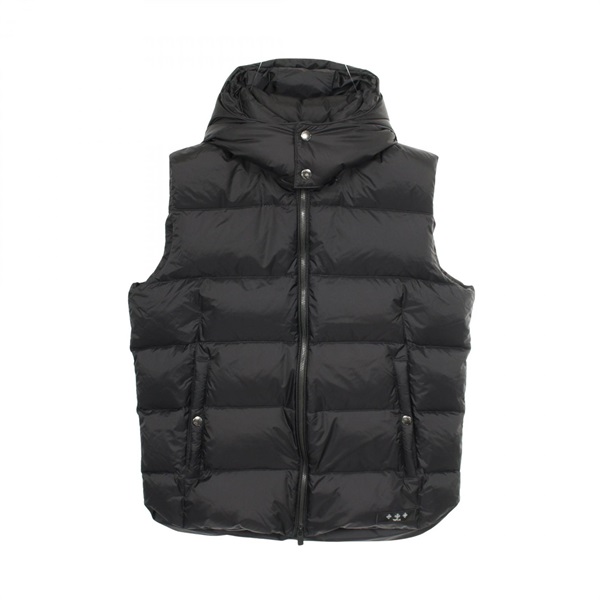 TATRAS POSEIDONE Down vest with Hood Nylon Black #03 Used mens