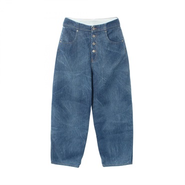 MM6 Maison Margiela Denim pants cotton Blue #40 Used Women