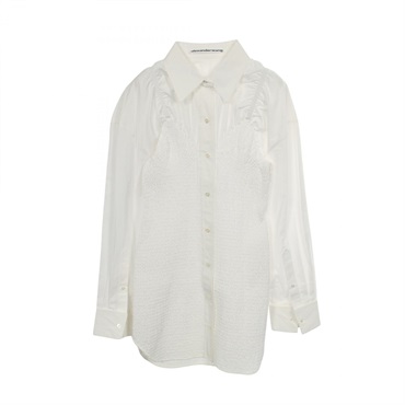 Alexanderwang Shirt Dress cotton White #S Used Women