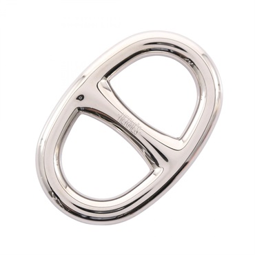 HERMES Chaine d'ancre Scarf ring holder metal Used Women