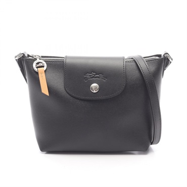 Longchamp Le Pliage City S Shoulder crossbody Bag 10164HYQ001 canvas leather BK