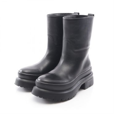 Valentino Garavani Roman studs boots leather Black #36.5 Used Women