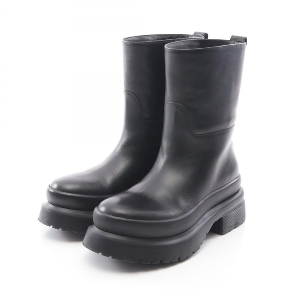 Valentino Garavani Roman studs boots leather Black #36.5 Used Women