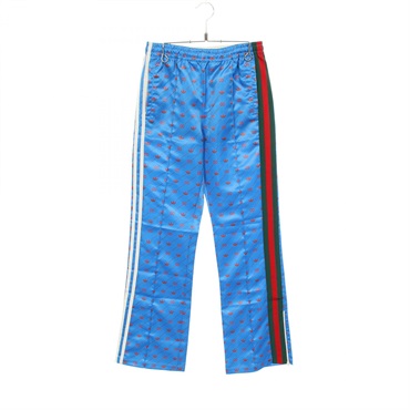 GUCCI × adidas Pants polyester Blue Used Women size XS