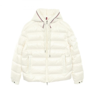 MONCLER PAVIN Down jacket #1 blouson hoodie Nylon White Used mens