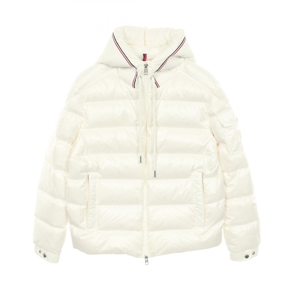 MONCLER PAVIN Down jacket #1 blouson hoodie Nylon White Used mens