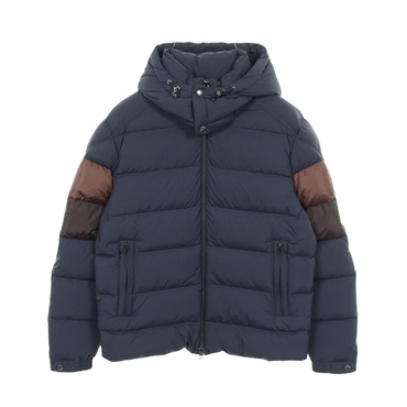 MONCLER ENZIAN Down jacket with Hood Nylon Navy #1 Used mens