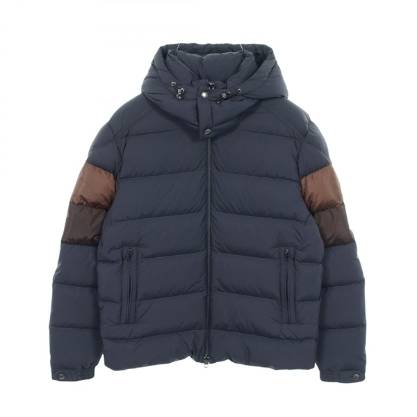 MONCLER ENZIAN Down jacket with Hood Nylon Navy #1 Used mens