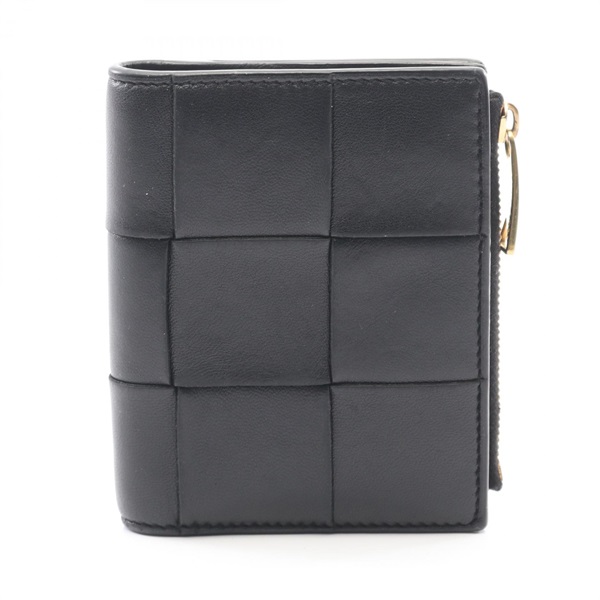 BOTTEGA VENETA Small Cassette Maxi Intrecciato Bi-fold wallet 742698 Used Women