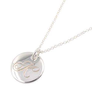 TIFFANY＆CO Alphabet Charm Necklace Pendant Silver925 Used Women