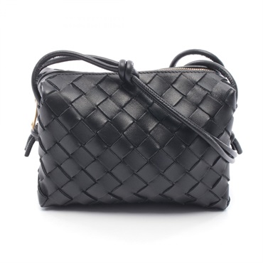 BOTTEGA VENETA Intrecciato Mini Loop Camera Shoulder Crossbody Bag 680254 Used