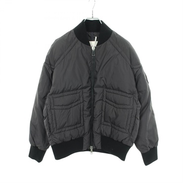 MONCLER JUCAR Down jacket blouson #1 1A00008 polyester Black Used mens