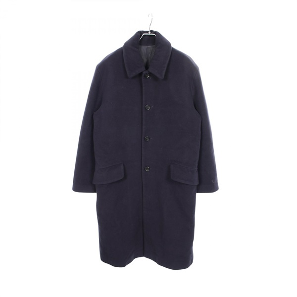 ACNE STUDIOS MAGMA PAW17 Balmacaan Coat Jacket wool Navy Used mens #48