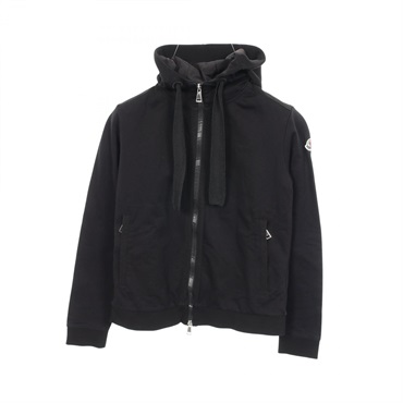 MONCLER Hoodie Zippy jacket cotton Black Used Women size XS
