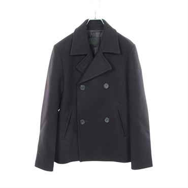 PRADA pea coat UGW658 wool Navy #46 Used mens