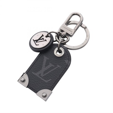 LOUIS VUITTON Porte Clés Tab Travel Tag Key ring M64180 Monogram eclipse Black