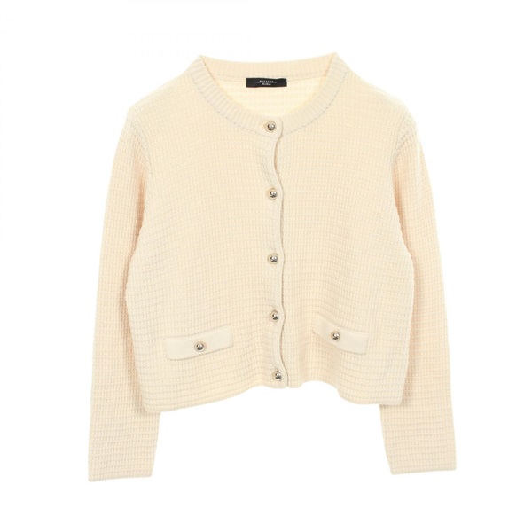 WEEK END Max Mara Cardigan Top cotton Beige Used Women size L