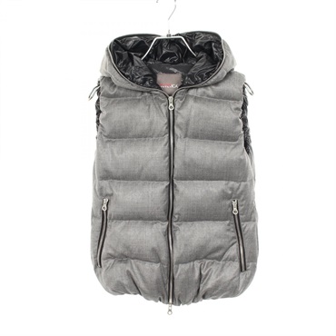 DUVETICA Down vest #38 hoodie jacket wool Gray Used Women