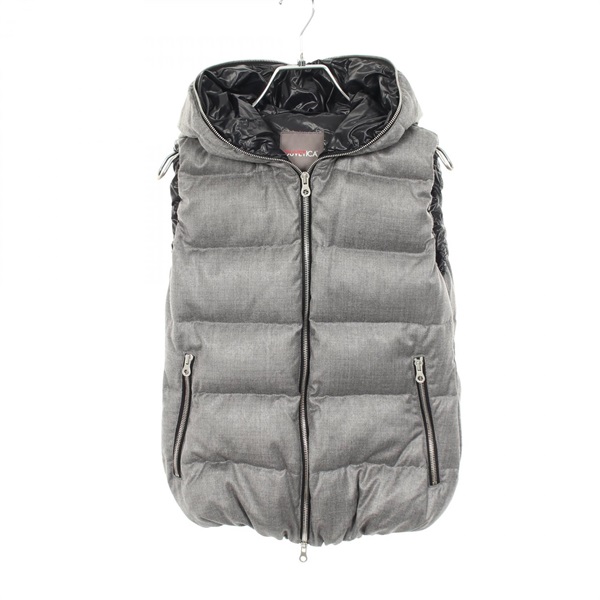 DUVETICA Down vest #38 hoodie jacket wool Gray Used Women