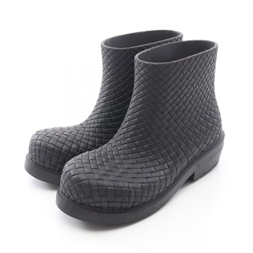 BOTTEGA VENETA Fireman Ancre Boots Shoes 763725 rubber Black Used mens size 42