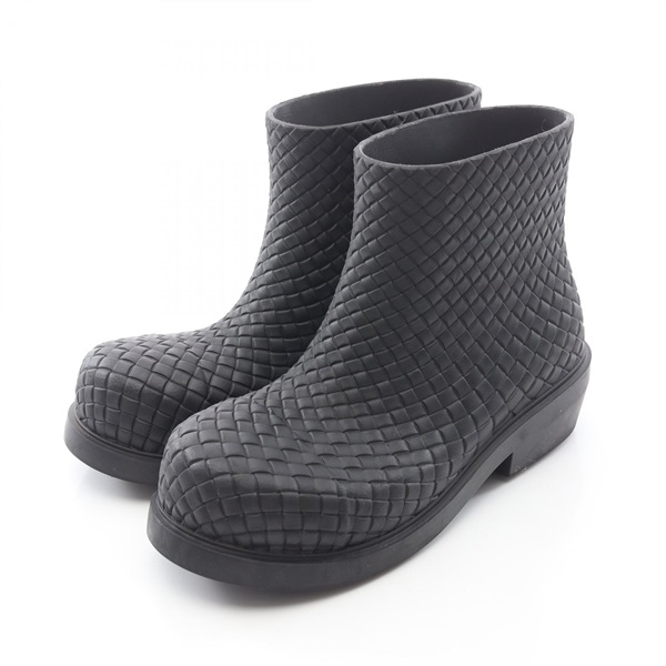 BOTTEGA VENETA Fireman Ancre Boots Shoes 763725 rubber Black Used mens size 42