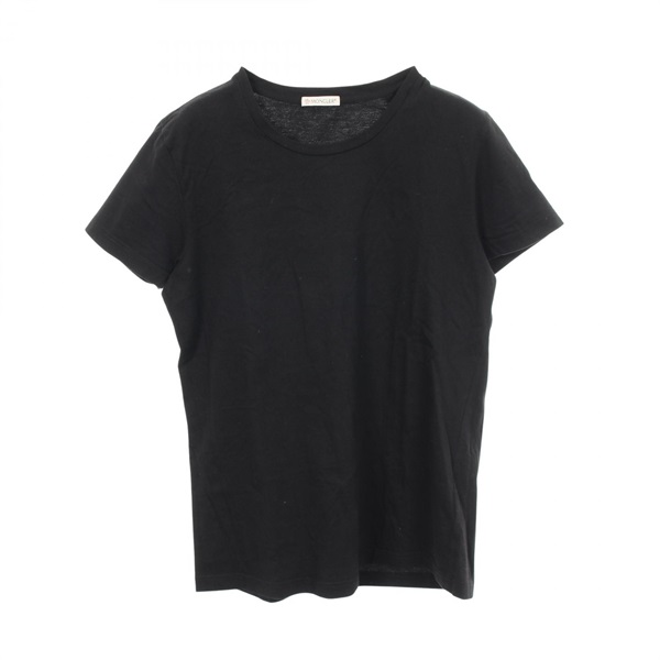 MONCLER Crew neck Short sleeve T-shirt cotton Black Used Women size S