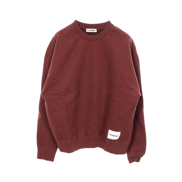 JIL SANDER＋ Crew neck Sweatshirts Tops cotton Brown Used mens size M