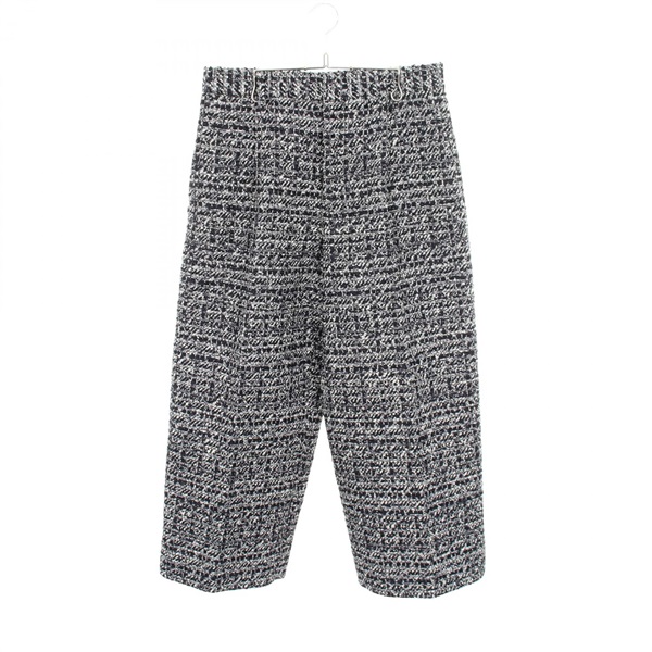 Christian Dior Cannage Tweed Pants #46 Nylon Navy Used mens