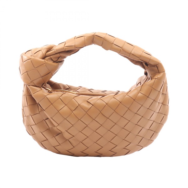 BOTTEGA VENETA Mini Jodie Handbag 651876VCPP leather Brown Used Women