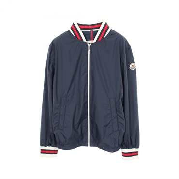 MONCLER MAKI Kids Blouson zip-up Jacket polyester Navy Used Women #14anni 164cm