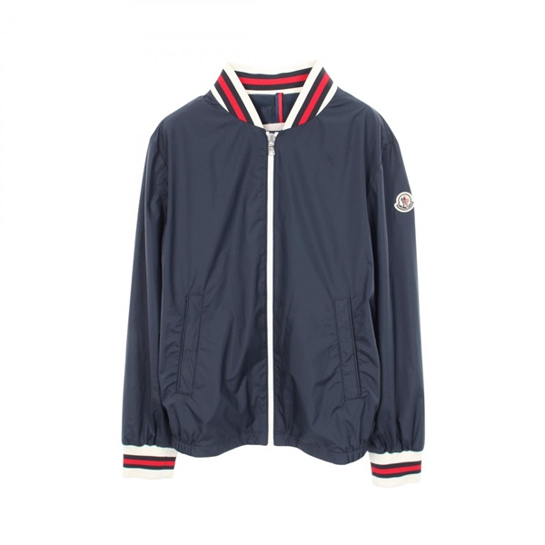 MONCLER MAKI Kids Blouson zip-up Jacket polyester Navy Used Women #14anni 164cm