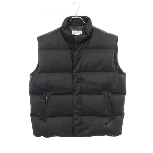 MM6 Maison Margiela Baffle Quilt Gilet Down vest polyester Black #L Used mens
