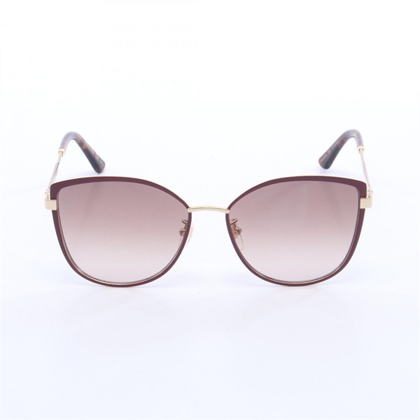 GUCCI Interlocking G Gradient Lens Sunglasses Plastic Gold Plated Bordeaux used
