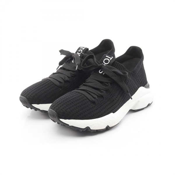 TOD'S SPORT.RUN Sneakers Shoes #36 1/2 Fabric Black Used Women