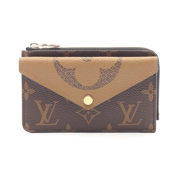 LOUIS VUITTON Porte Carte Recto Verso Keyring Coin Purse M81303 Monogram Reverse