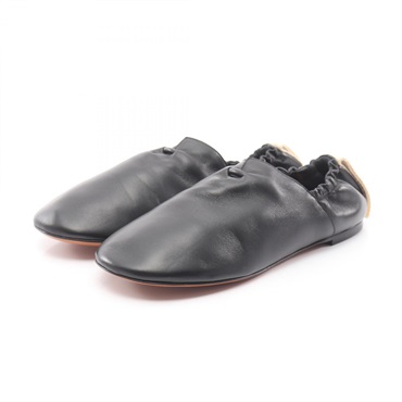 LOEWE Flamenco Ballerina pumps leather Black #37 Used Women