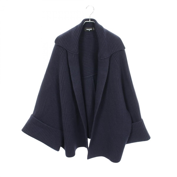 DSQUARED2 Cape cardigan knitwear #XXS wool Navy Used Women