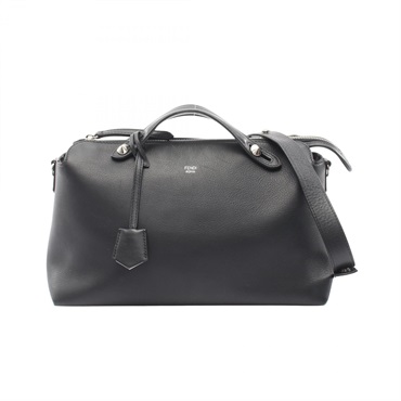FENDI By The Way Shoulder Crossbody Handbag 8BL124 leather Black Used Women