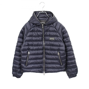 DUVETICA CAROMA Side Slit Hooded Down jacket VDDJ00321 Nylon Navy #44 Used Women