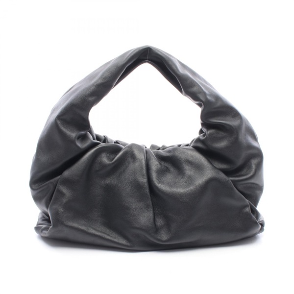 BOTTEGA VENETA Shoulder The Pouch Shoulder Bag 610524 leather Black Used Women
