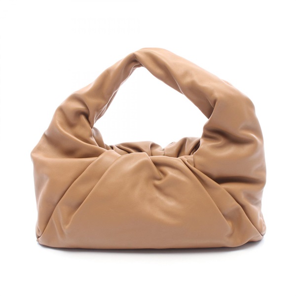 BOTTEGA VENETA Shoulder The Pouch Shoulder Bag 610524 Lambskin Brown Used BV