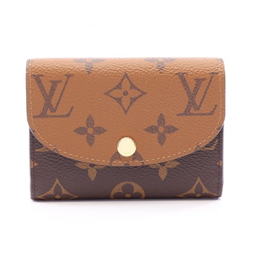 LOUIS VUITTON Porte-monnaie Rosalie coin purse wallet M82333 Monogram Reverse LV