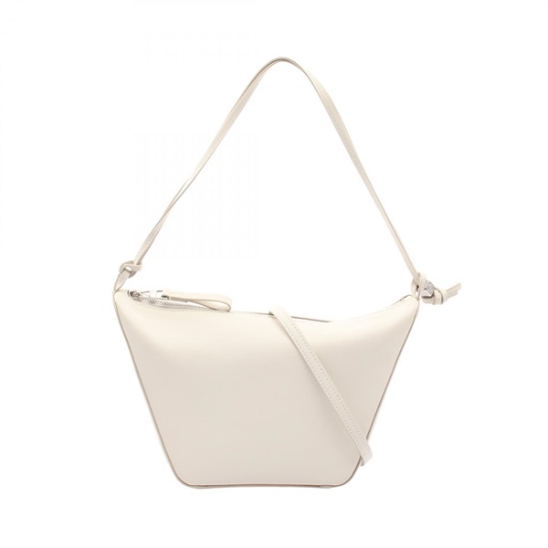LOEWE Hammock Hobo Bag Mini Shoulder Handbag A538G13X01 leather White Used Women