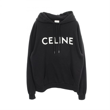Celine Logo Hoodie 2Y321052H cotton Black #M Used Men