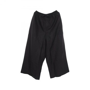 LOEWE PAULA'S IBIZA ANAGRAM Pants Rayon Fabric Black #M Used mens