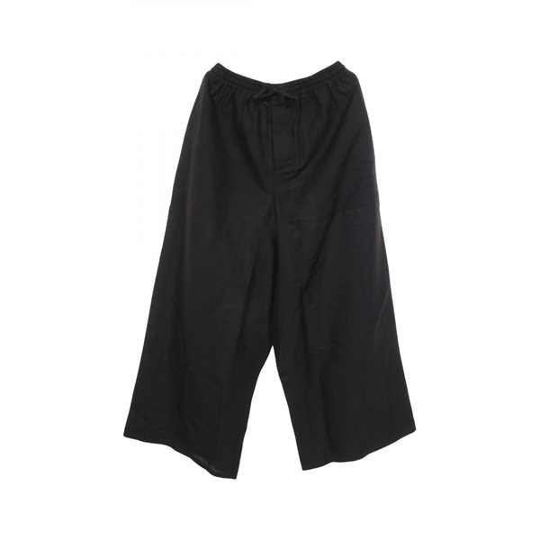 LOEWE PAULA'S IBIZA ANAGRAM Pants Rayon Fabric Black #M Used mens