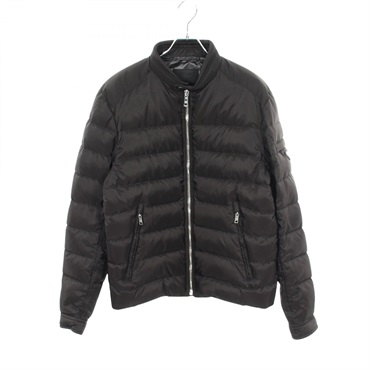 PRADA Triangle logo Zippy Down jacket SGH071 R232 Nylon Black Used mens size 50