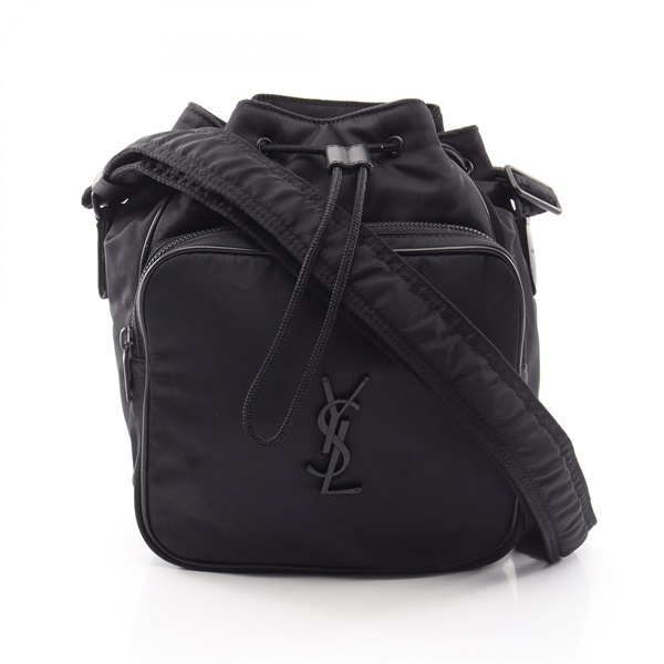SAINT LAURENT PARIS Niki Small Bucket Shoulder Crossbody Bag 793238 Nylon Used