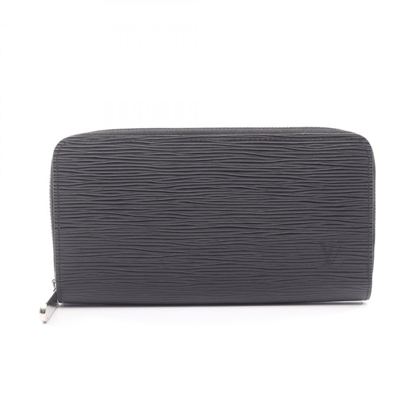 LOUIS VUITTON Zippy long wallet M61857 Epi leather Black Used mens LV