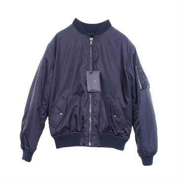 PRADA Padded Blouson Jacket Coat Nylon Navy Preowned mens size L